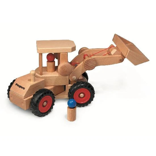 Wooden Front-Loader Construction Truck