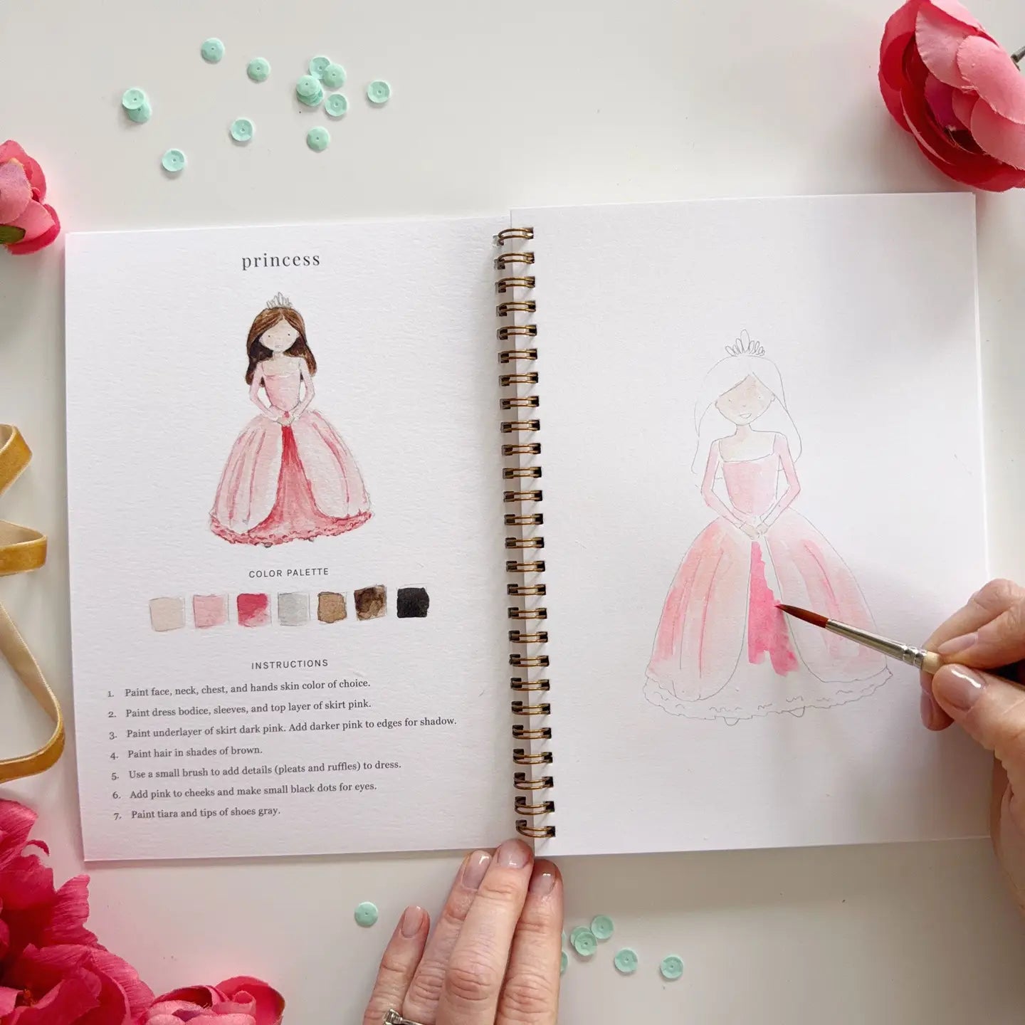 Fairytale Watercolour Workbook