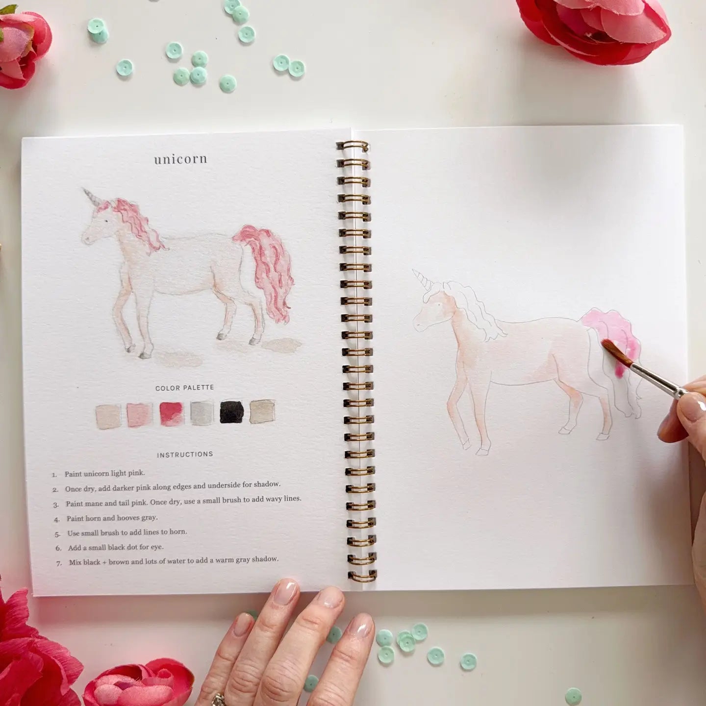 Fairytale Watercolour Workbook