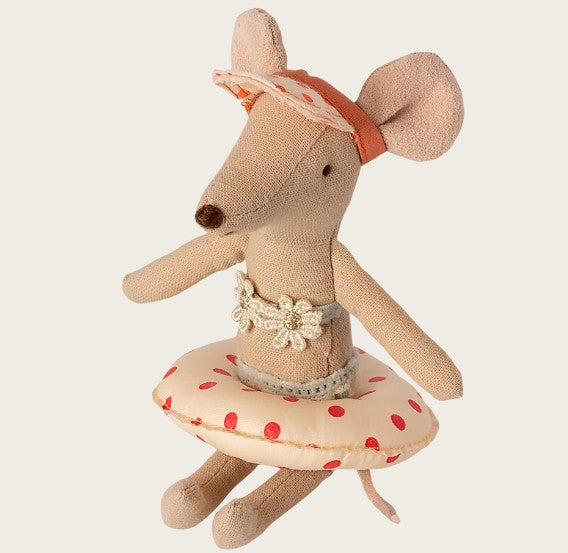 Maileg Float, Small Mouse - Red Dot