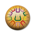 8" Tambu Tongue Drum - Golden