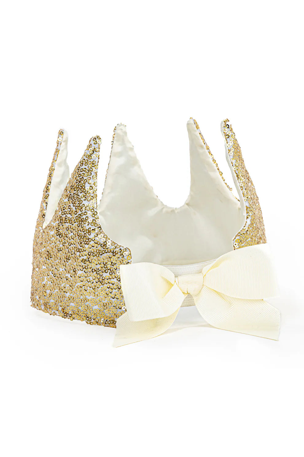 Gold Sequined Adjustable Crown