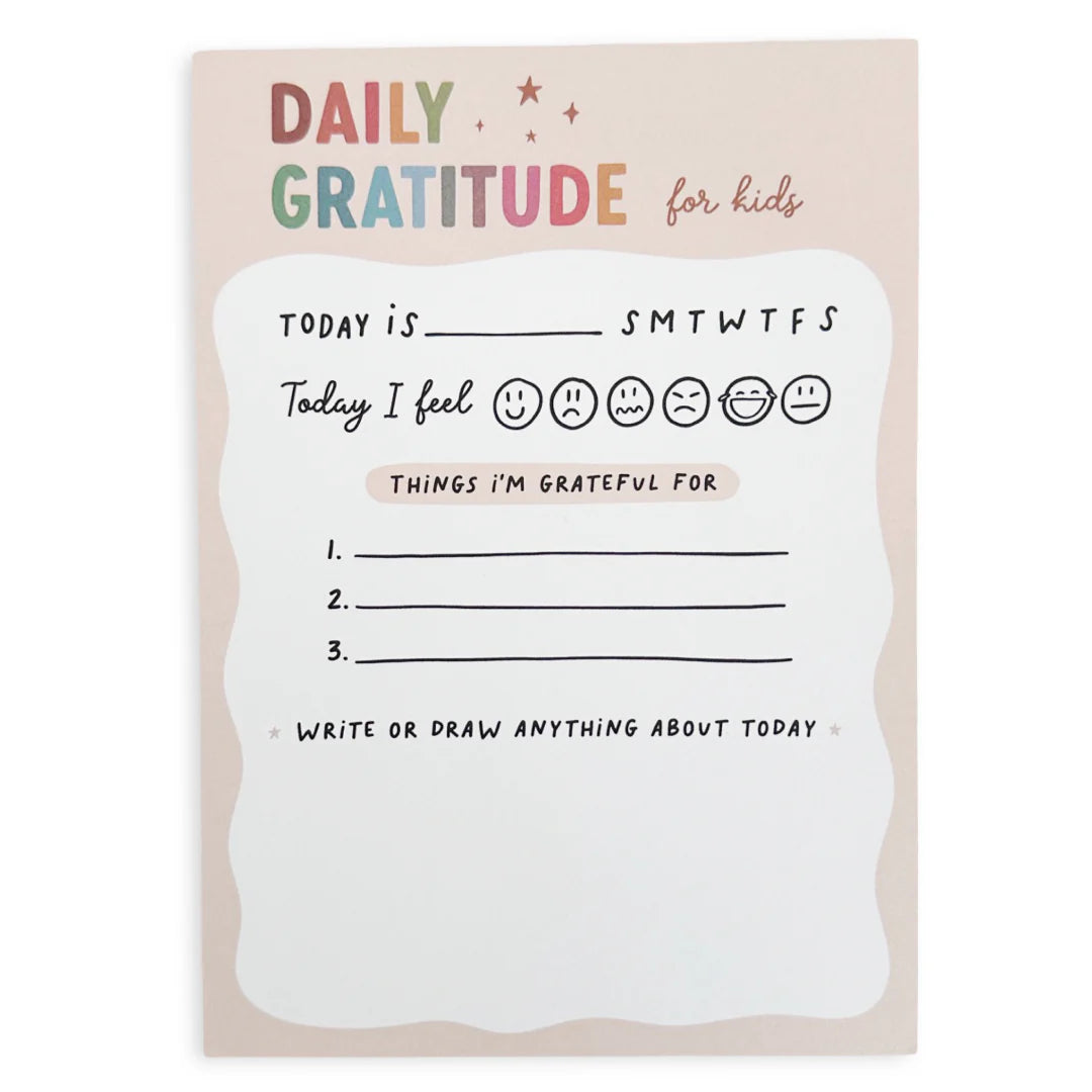 Daily Gratitude for Kids Notepad