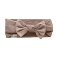 Organic Cotton Baby Knot Headband - Mocha