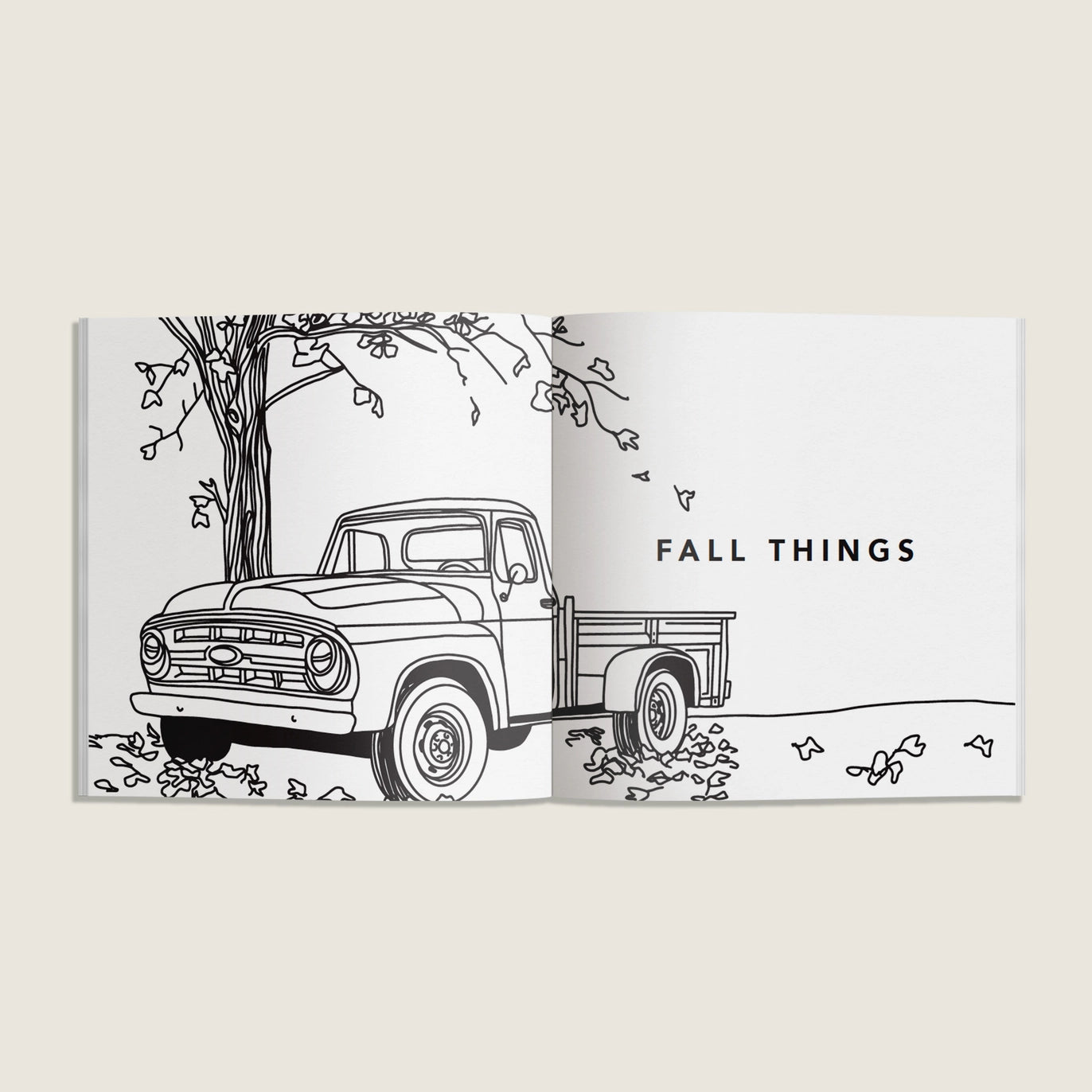 How to Draw Fall Things Colouring Book