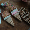 Ice Cream Cutters Set - Eco Playdough Tools