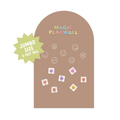 Jumbo Magic Playwall - Arch Magnetic Art Wall Decal (Caramel)