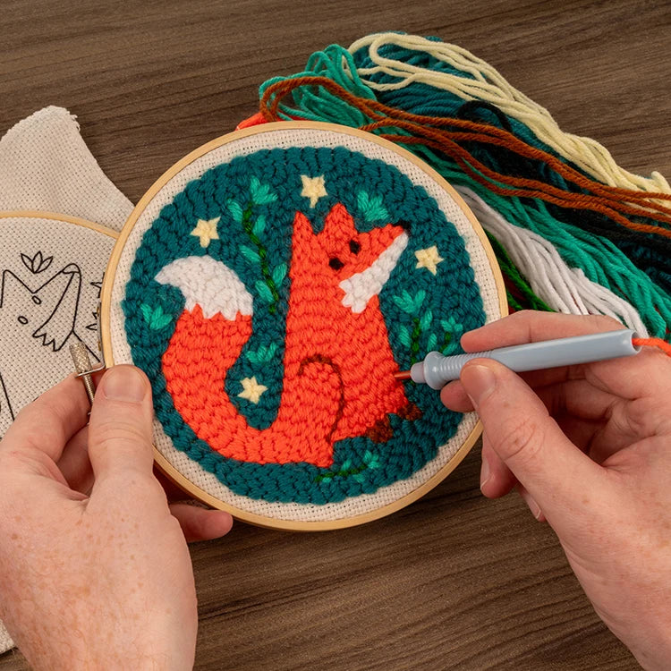 Fox Punch Needle Craft Kit