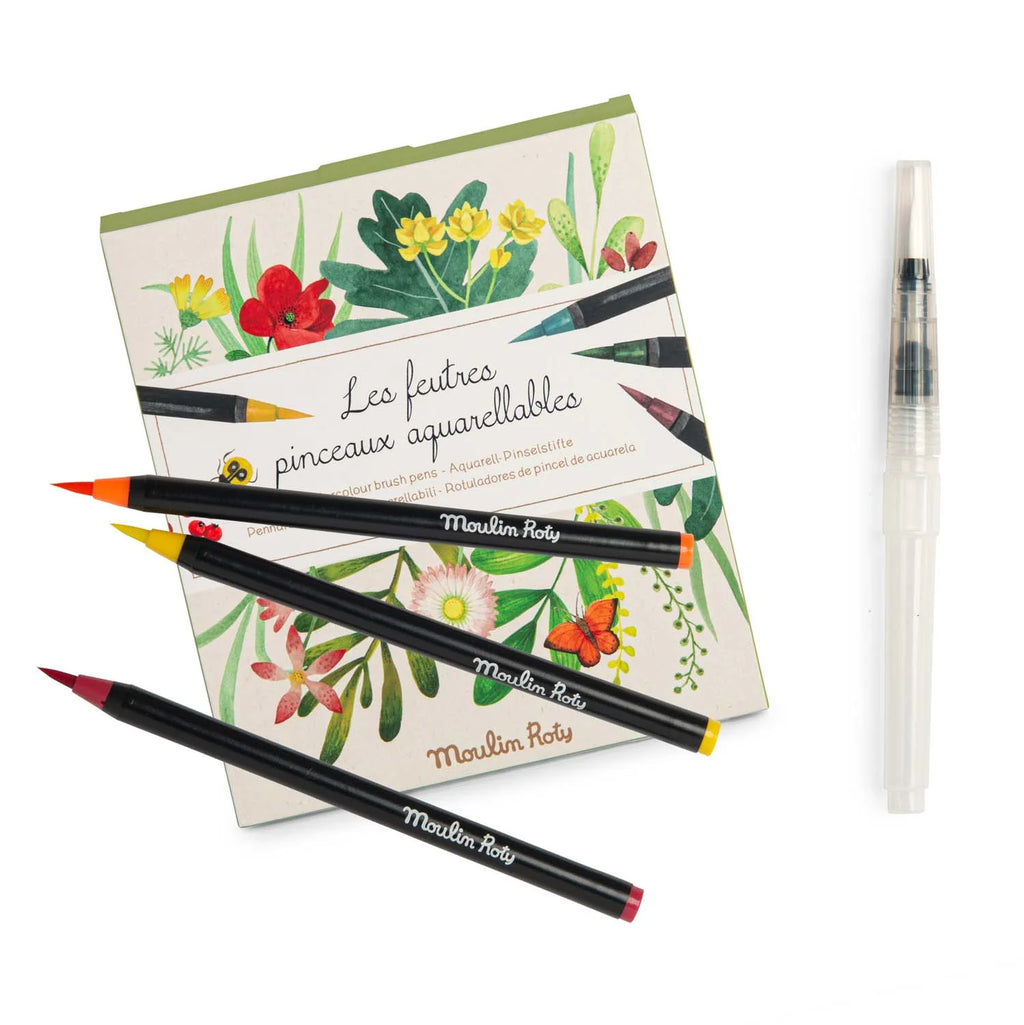 Le Botaniste - 12 Watercolour Brush Pens