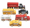 Wooden Transportation Set - New York Vehicles