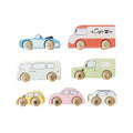 Wooden Vintage Car Set - 6 pcs