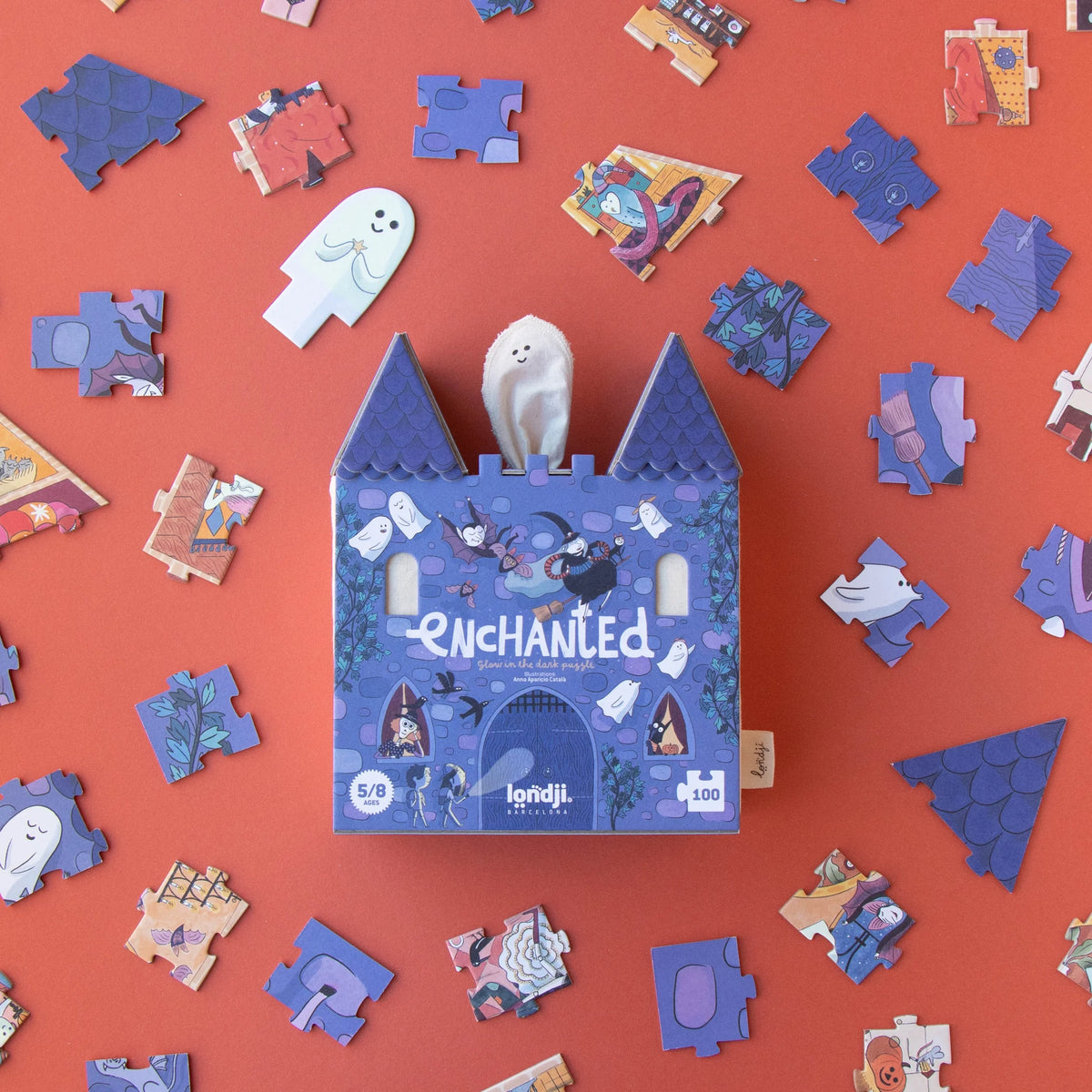 Enchanted Glow-In-The-Dark Reversible Halloween Puzzle
