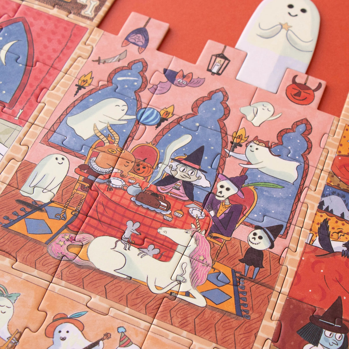 Enchanted Glow-In-The-Dark Reversible Halloween Puzzle