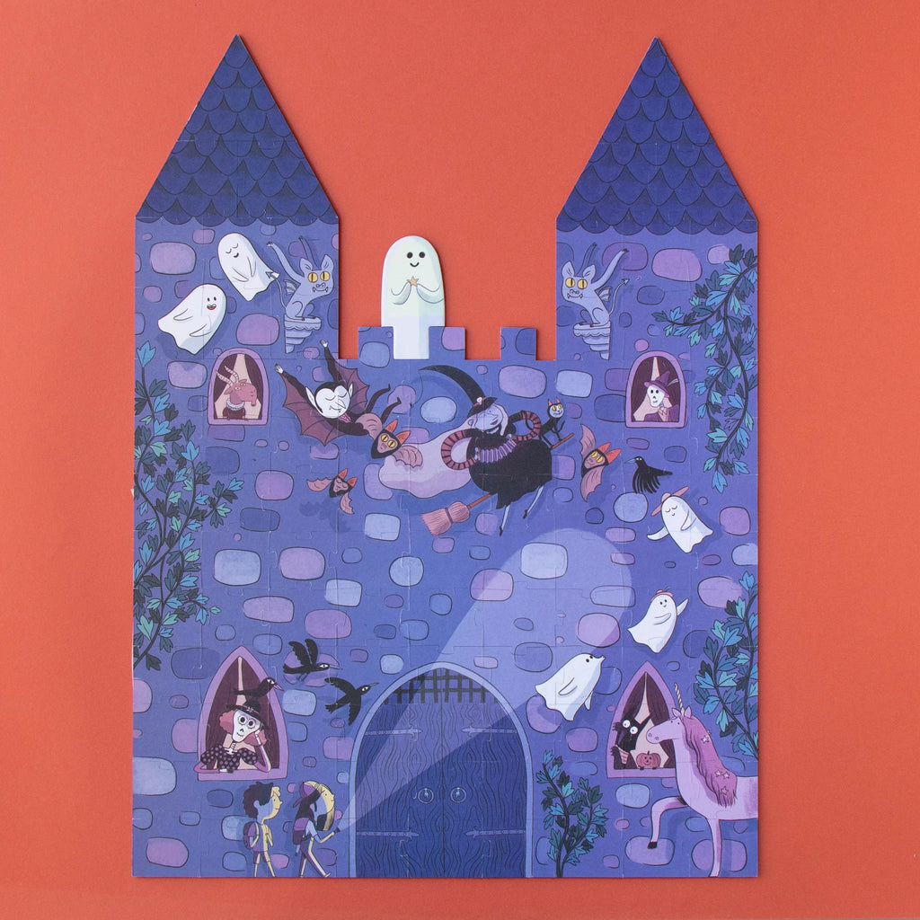 Enchanted Glow-In-The-Dark Reversible Halloween Puzzle