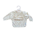 Long-Sleeve Bib - Flowers and Birds