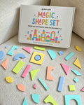 Magic Shape Set - Soft Foam Magnetic Shapes for Building