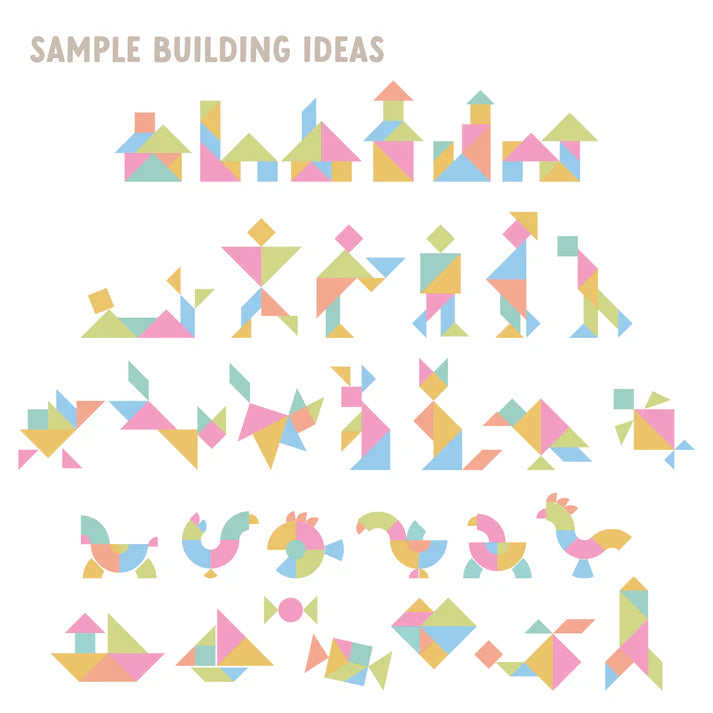 Magic Shape Set - Soft Foam Magnetic Shapes for Building