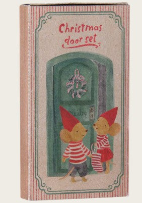 PREORDER Maileg Christmas Door Set, Mouse