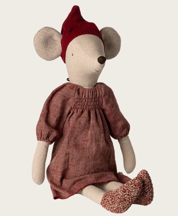 PREORDER Maileg Christmas Mouse, Maxi - Girl