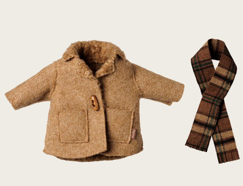 PREORDER Maileg Jacket and Scarf for Medium Mouse