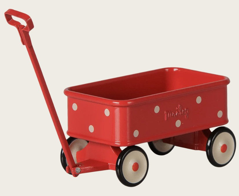 PREORDER Maileg Wagon, Mouse (Red)