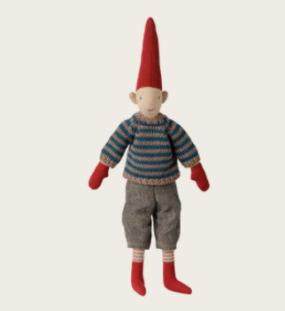 PREORDER Maileg Pixy Size 2, Boy (Striped Knitted Sweater)