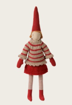 PREORDER Maileg Pixy Size 2, Girl (Striped Knitted Sweater)