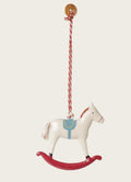 PREORDER Maileg Metal Christmas Ornament - Rocking Horse (Red)