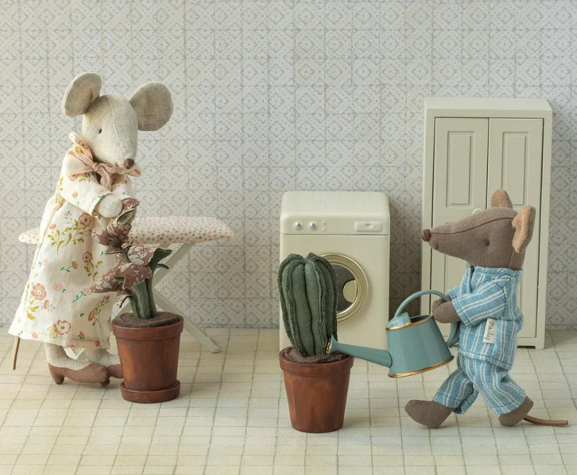 Maileg Mouse Flowerpot with Cactus