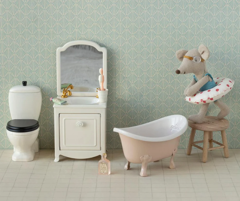 Maileg Mouse Sink Dresser (Off-White)