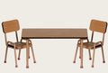 Maileg Mouse Table and Chair Set - Dark Powder
