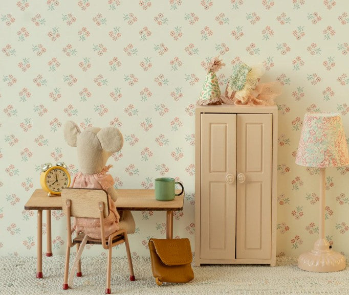 Maileg Vintage Floor Lamp, Mouse - Powder