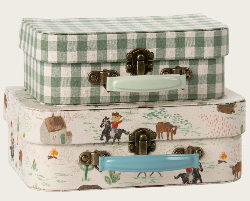 Maileg 2 pc Suitcase Set - Pony