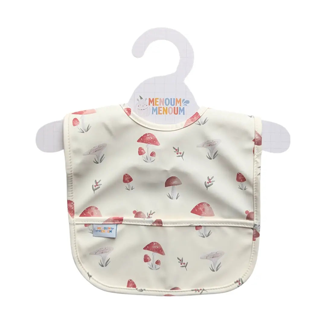 Waterproof Bib - Mushroom