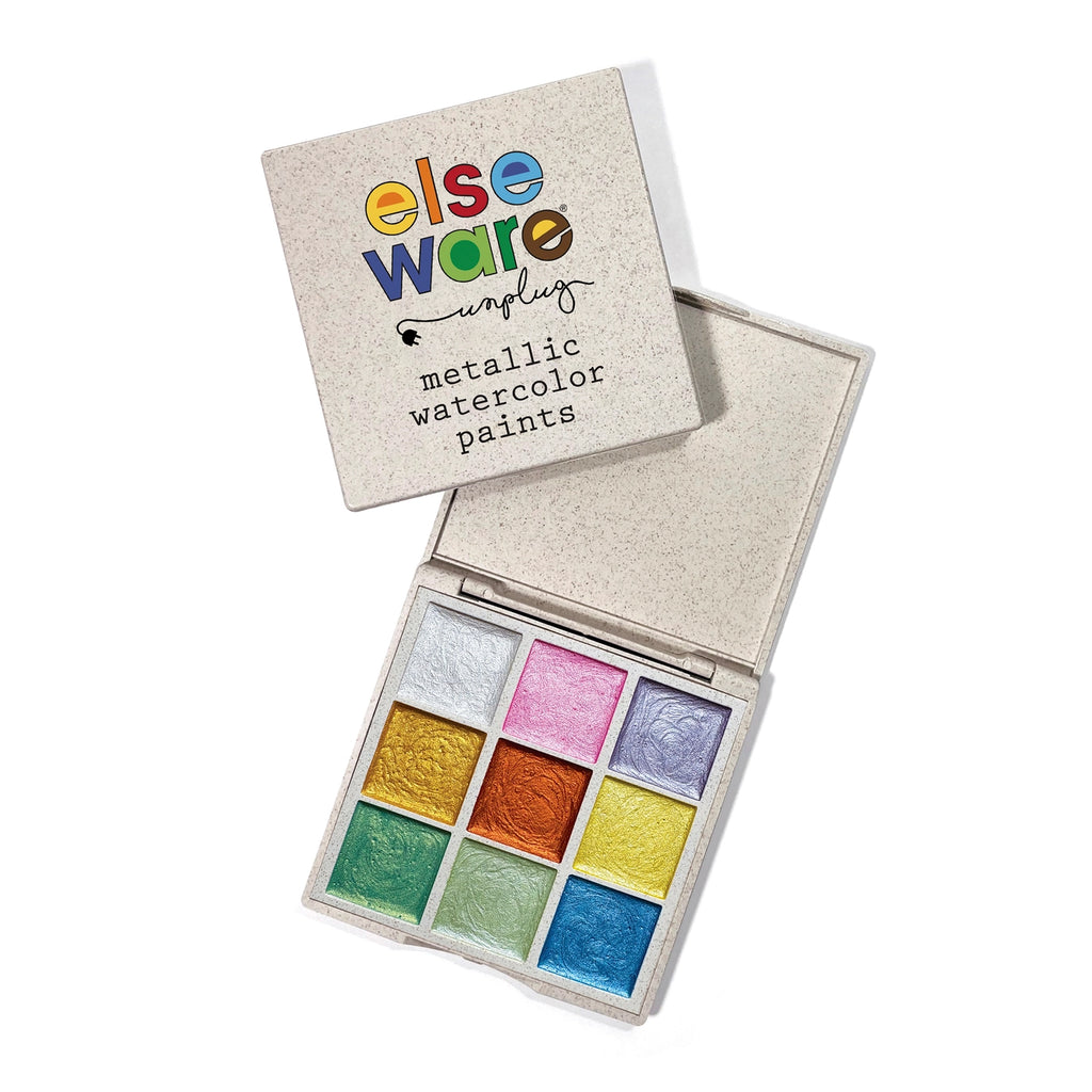 Metallic Watercolour Paints - 9 Colours