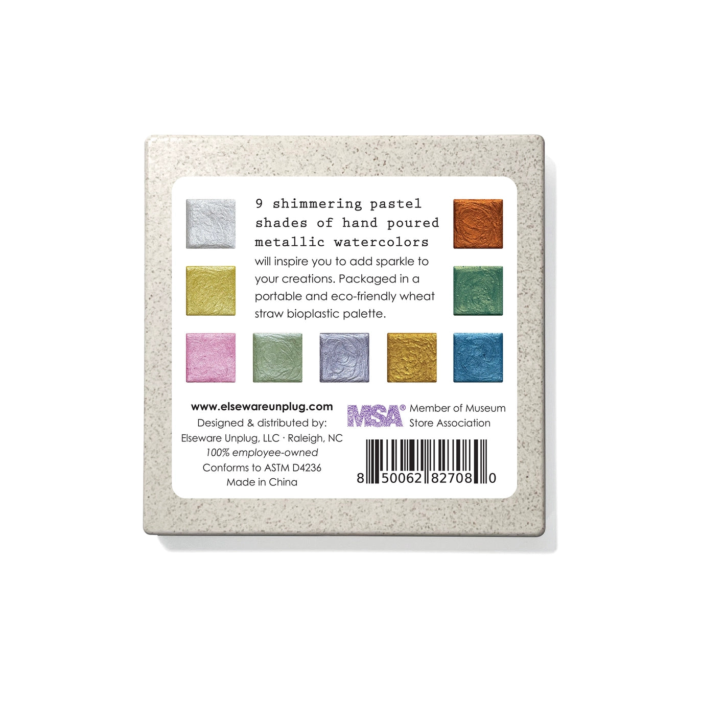 Metallic Watercolour Paints - 9 Colours