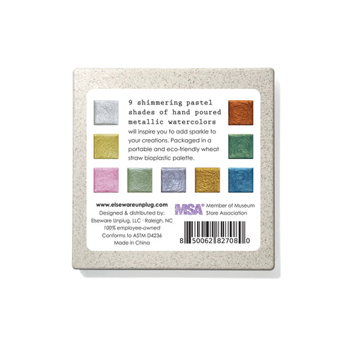 Metallic Watercolour Paints - 9 Colours