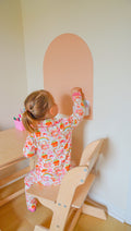 Mini Magic Playwall - Arch Magnetic Wall Decal (Blush)