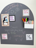 Mini Magic Playwall - Arch Magnetic Wall Decal (Stone Grey)