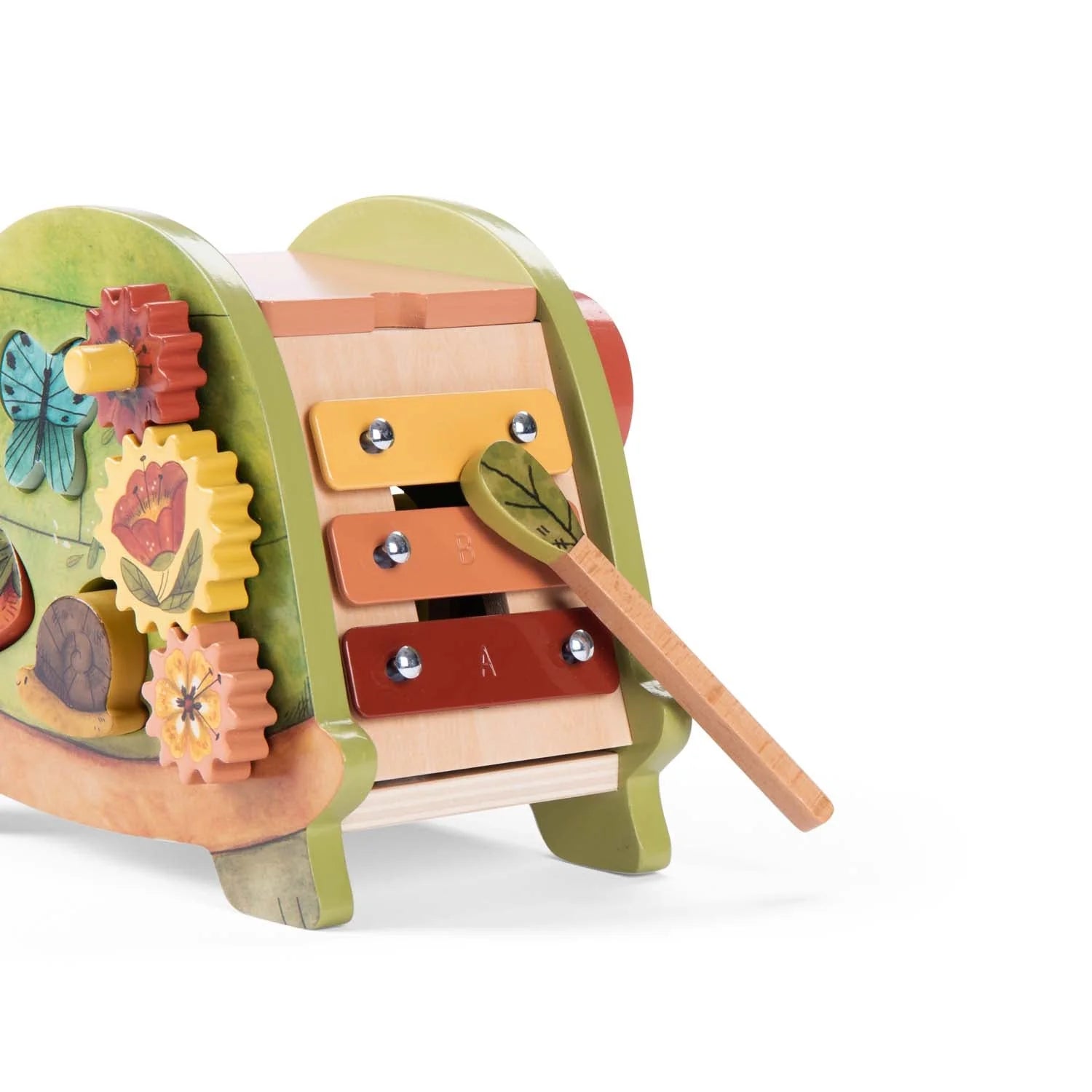 Wooden Activity Turtle - Trois Petits Lapins