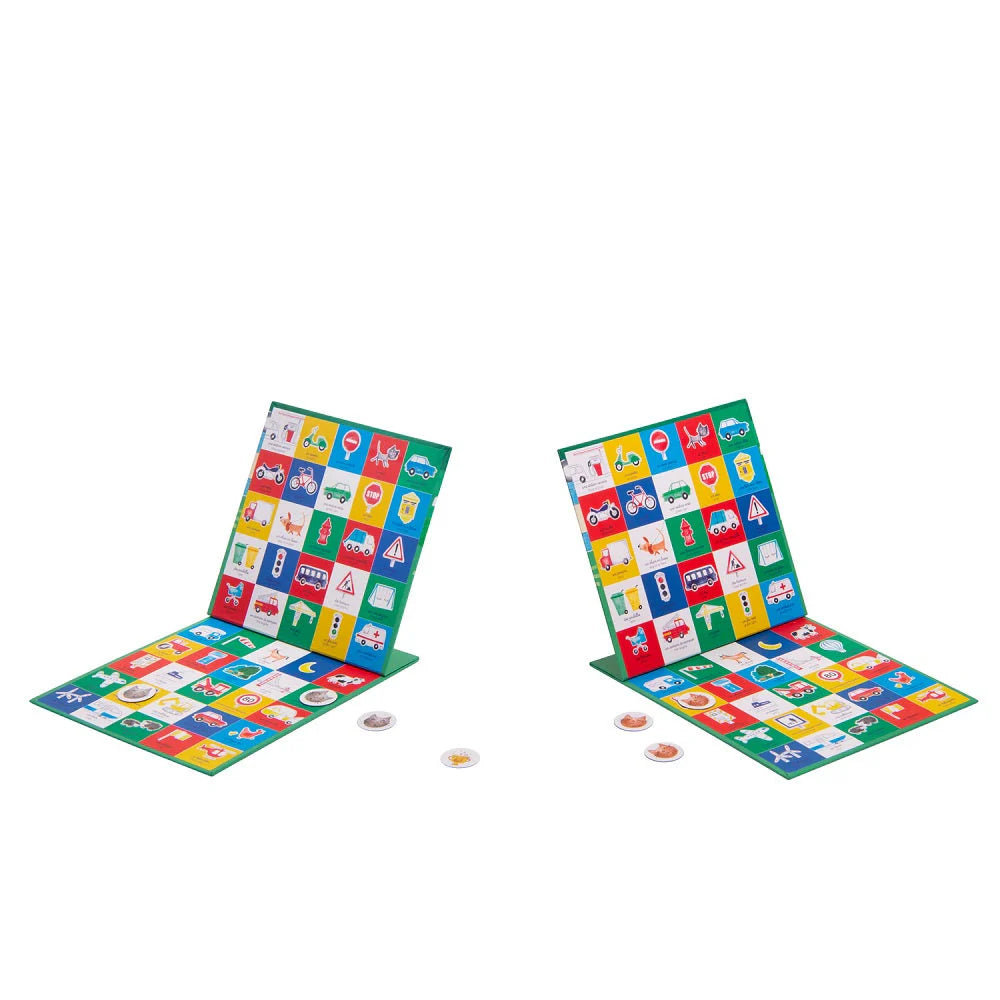 Magnetic On-the-Road Game