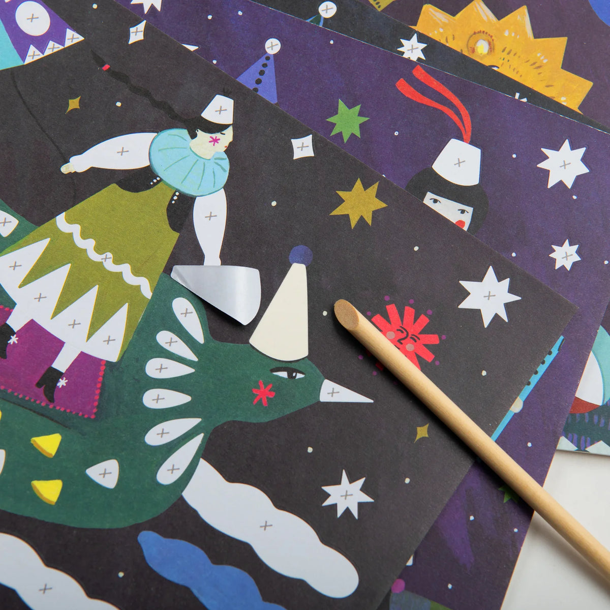 Cometes Filantes Fantasy Boards Sticker Craft