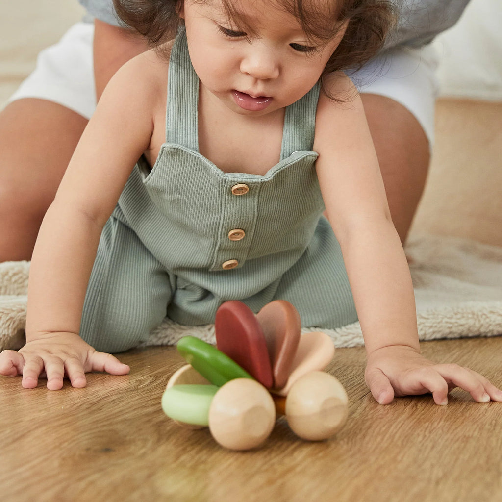 Wooden Baby Car - Rustic