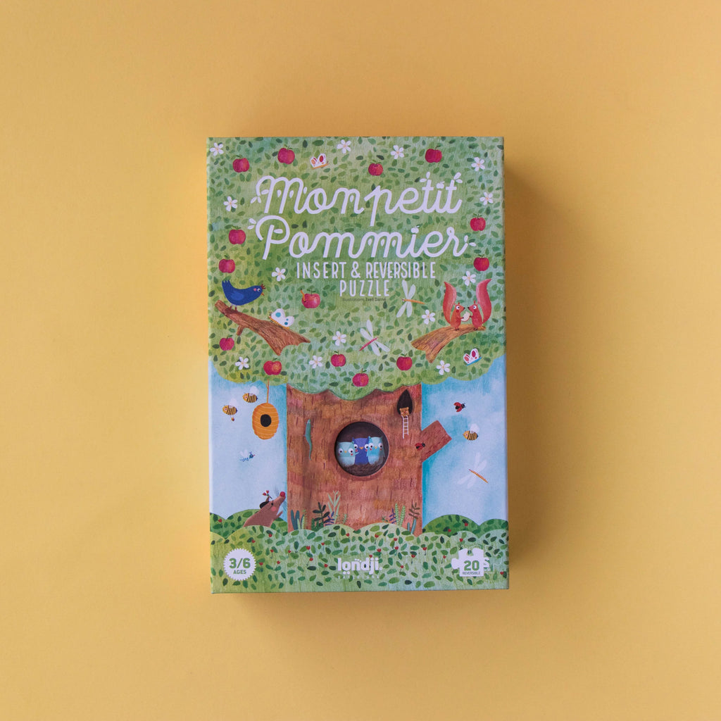 Mon Petit Pommier Fall Double Sided Puzzle