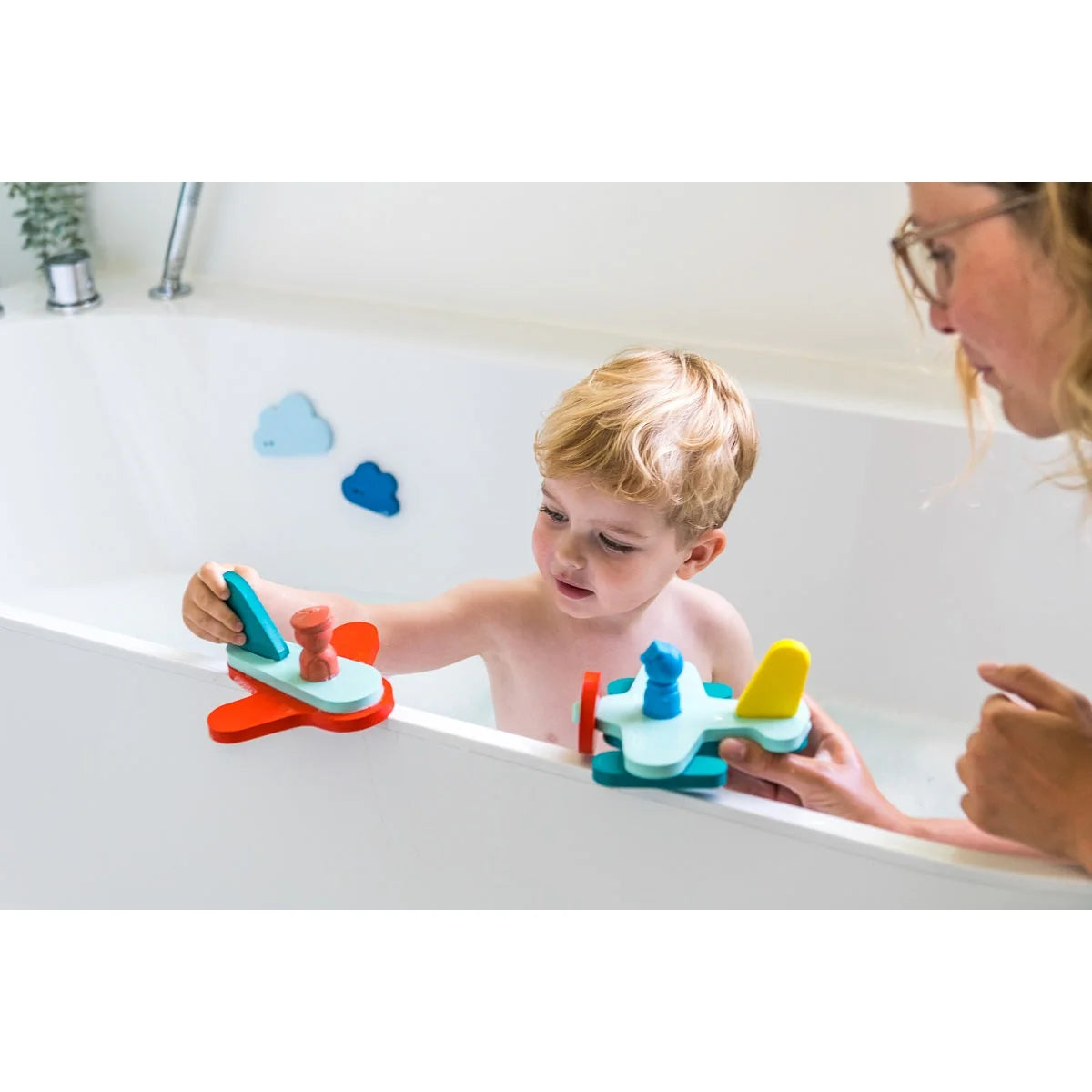 Puzzle Friends Up In the Air Bath Toy