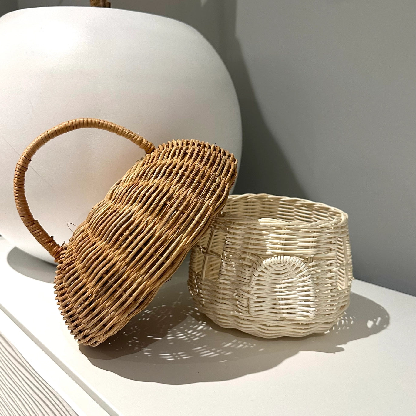 Rattan Mushroom Basket
