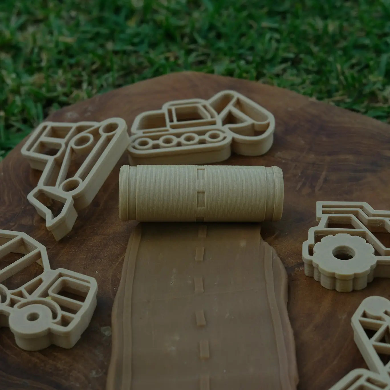 Road Roller Playdough Tool