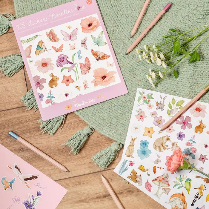 Les Rosalies - Pack of Repositionable Stickers