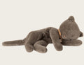 Maileg Sleeping Kitten Plush, Medium - Grey