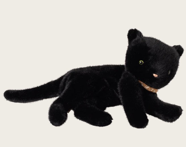 Maileg Sleeping Kitten Plush, Medium - Black